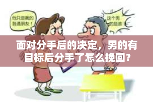 面对分手后的决定，男的有目标后分手了怎么挽回？