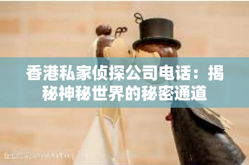 香港私家侦探公司电话：揭秘神秘世界的秘密通道