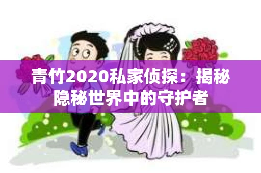 青竹2020私家侦探：揭秘隐秘世界中的守护者
