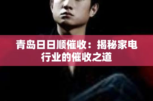青岛日日顺催收：揭秘家电行业的催收之道
