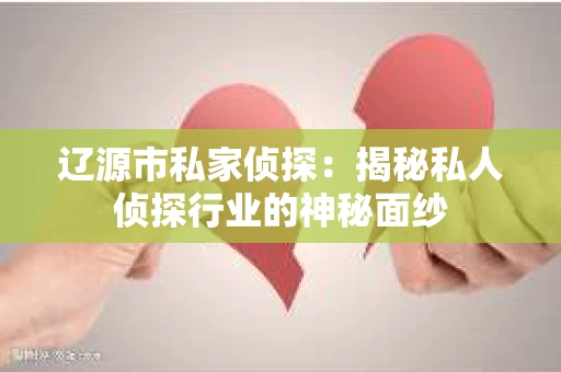 辽源市私家侦探：揭秘私人侦探行业的神秘面纱