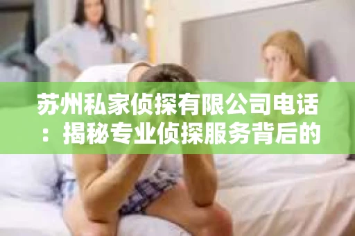 苏州私家侦探有限公司电话：揭秘专业侦探服务背后的故事