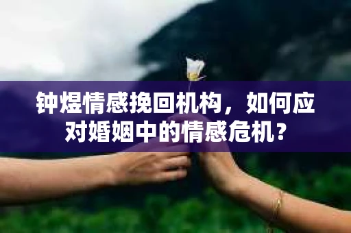 钟煜情感挽回机构，如何应对婚姻中的情感危机？