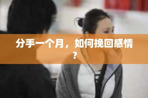 分手一个月，如何挽回感情？
