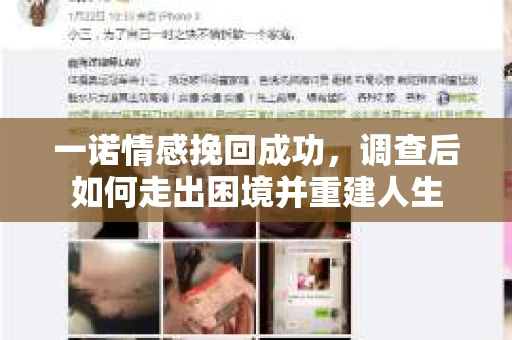 一诺情感挽回成功，调查后如何走出困境并重建人生