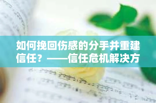 如何挽回伤感的分手并重建信任？——信任危机解决方案