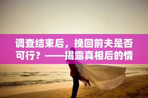 调查结束后，挽回前夫是否可行？——揭露真相后的情感疗愈与人生决策